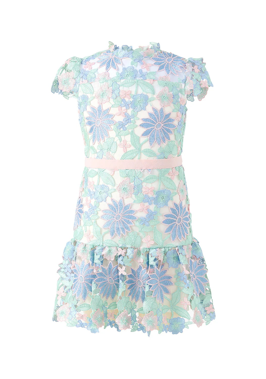 Addison Embroidered Mini Dress - Image 3