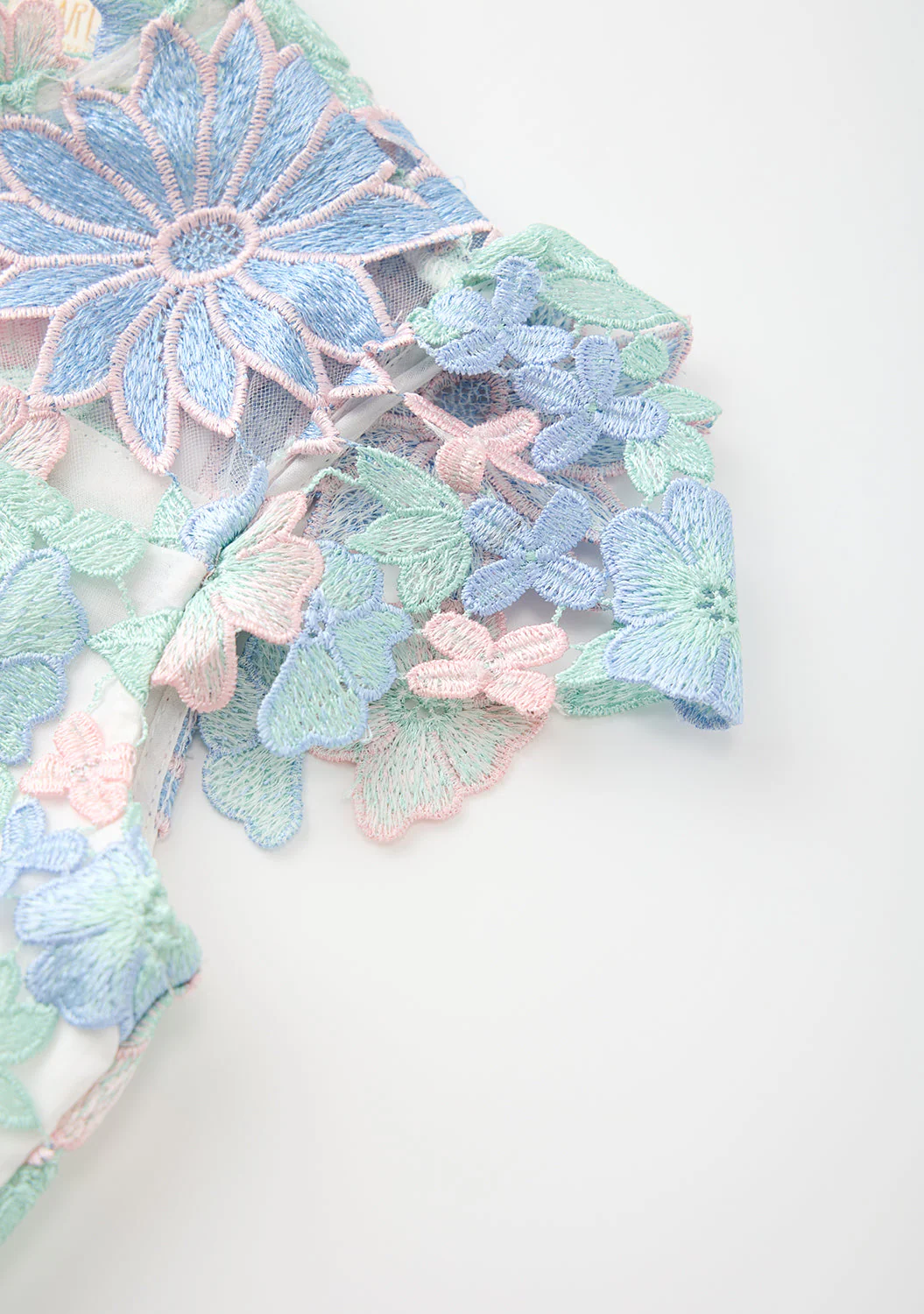 Addison Embroidered Mini Dress - Image 6