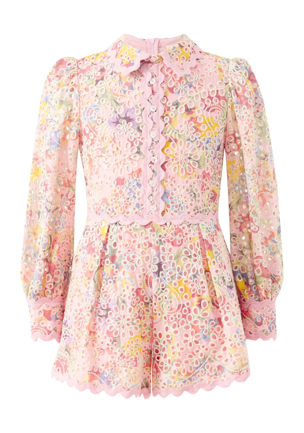 Alanna Embroidered Romper - Image 3