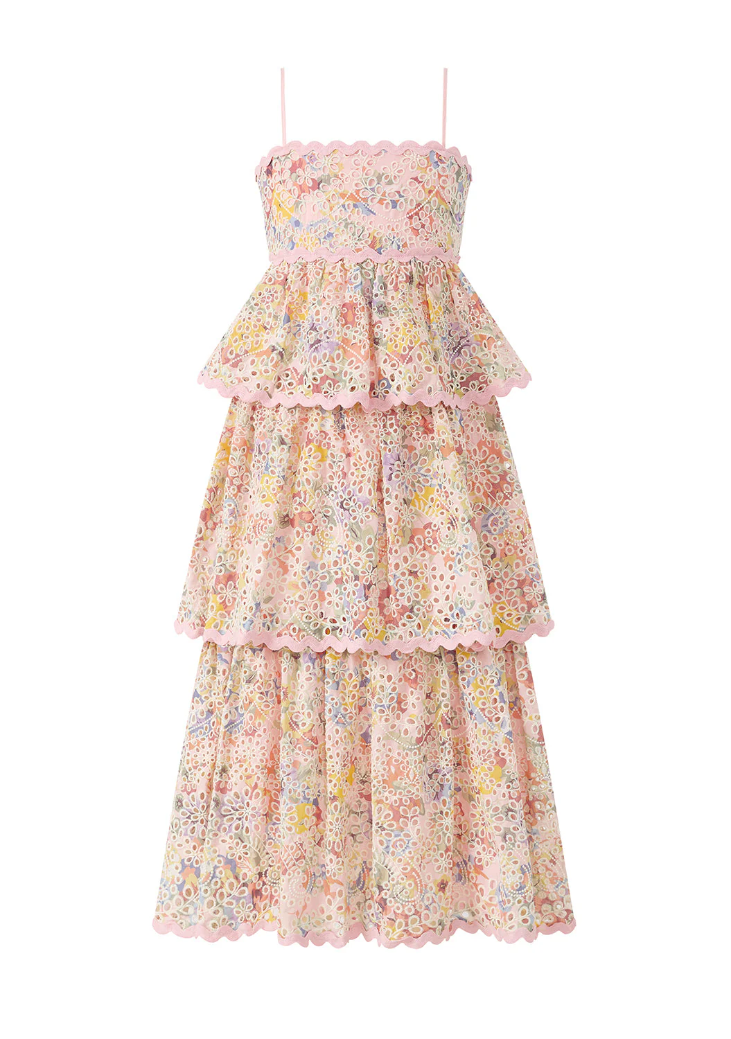 Alanna Frill Embroidered Maxi Dress - Image 4