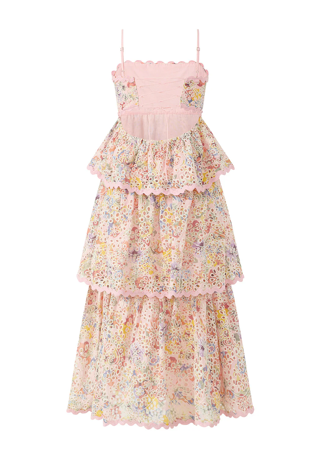 Alanna Frill Embroidered Maxi Dress - Image 5