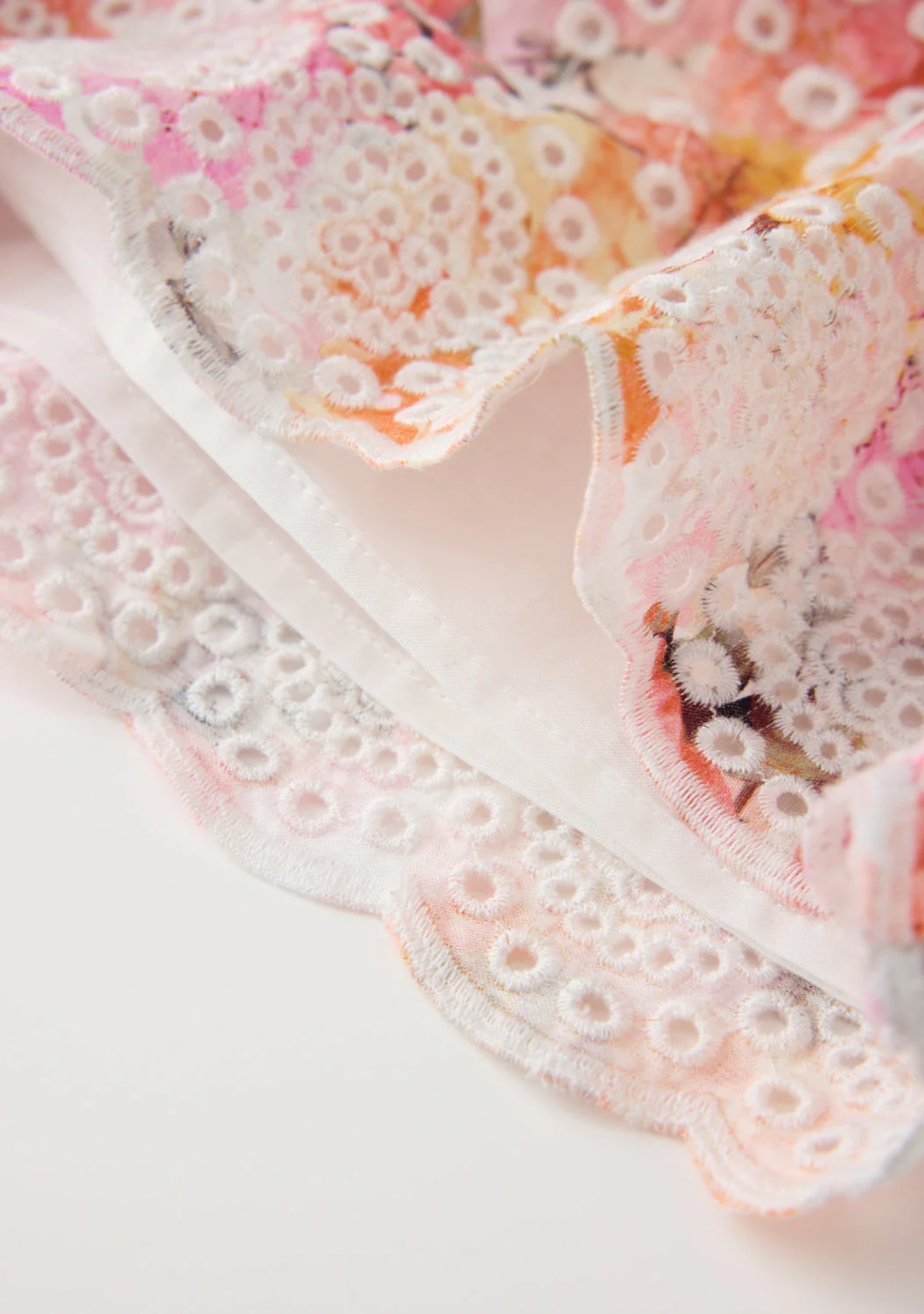 Alessia Cotton Embroidered Romper - Image 7