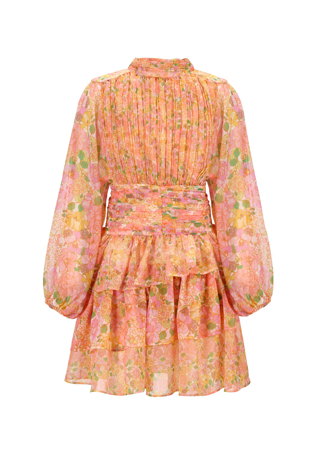 Alexa Floral Frill Dress - Image 3
