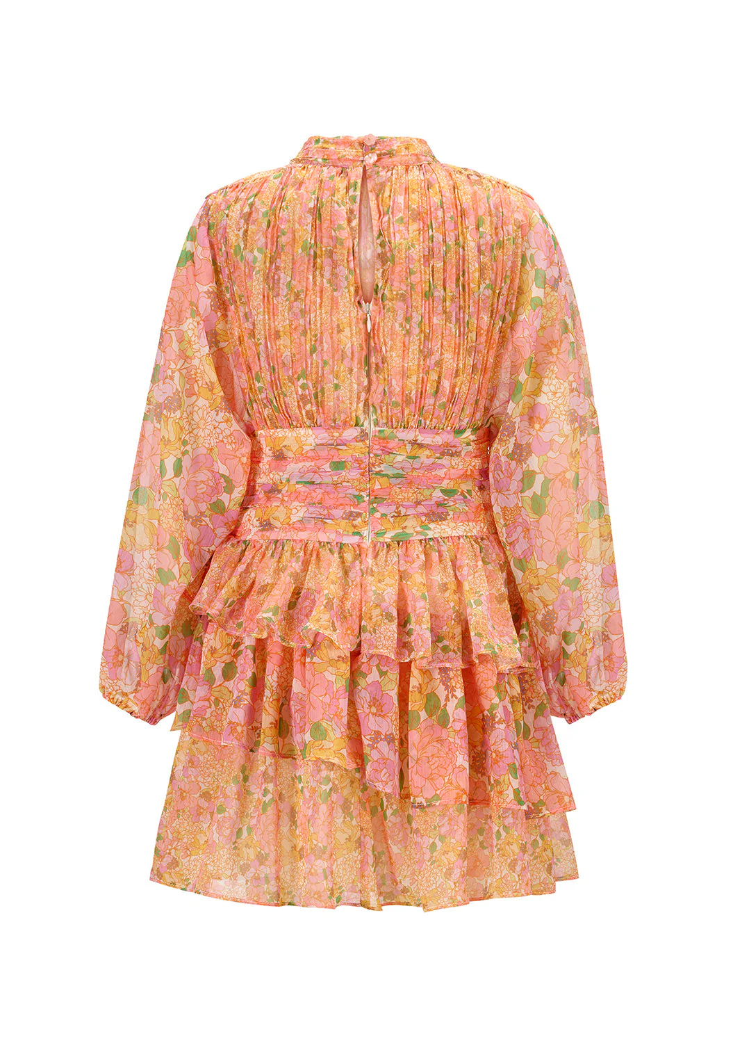 Alexa Floral Frill Dress - Image 4