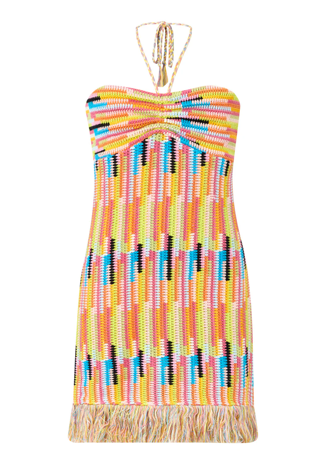 Alia Crochet Mini Dress - Image 4