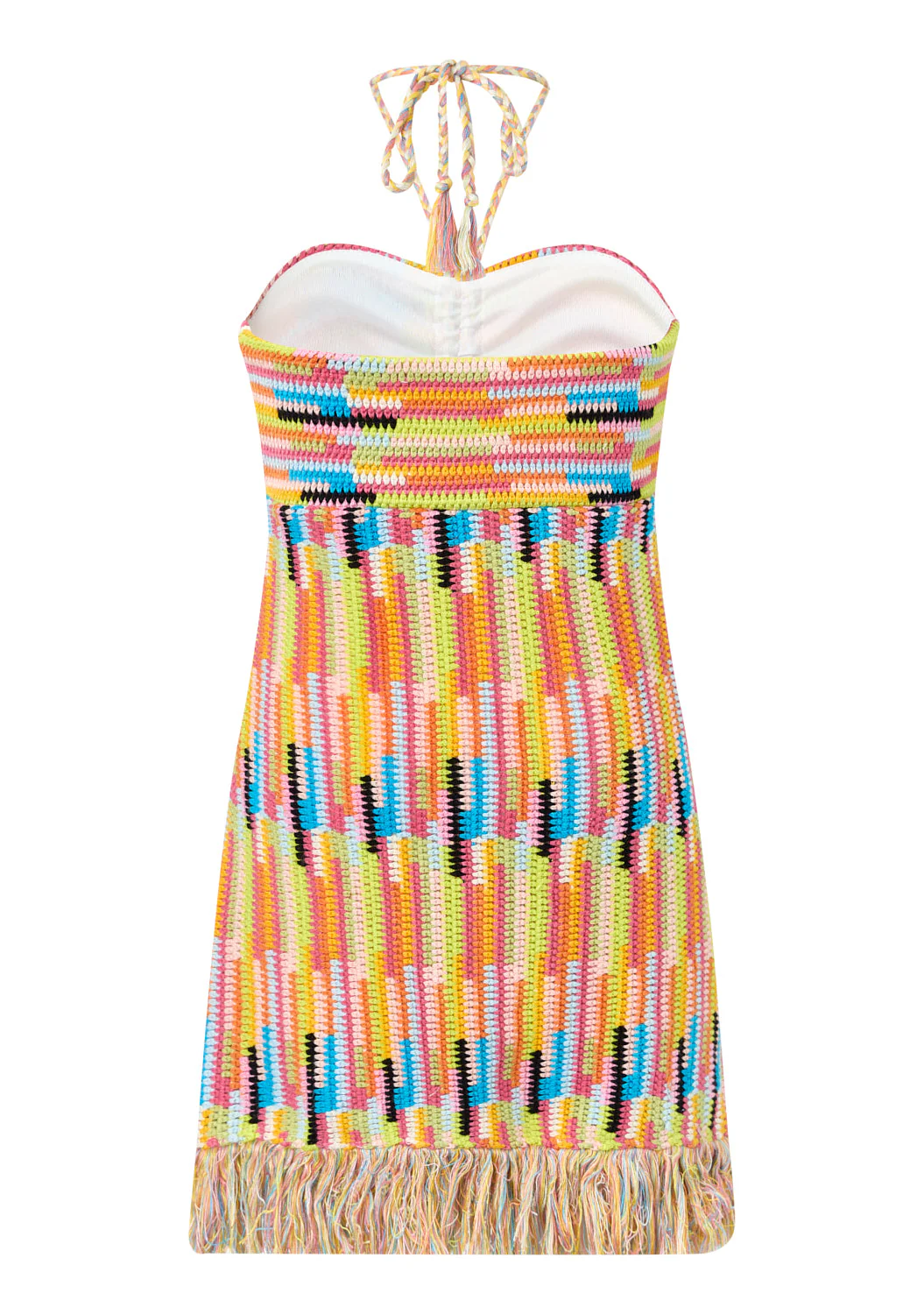 Alia Crochet Mini Dress - Image 5