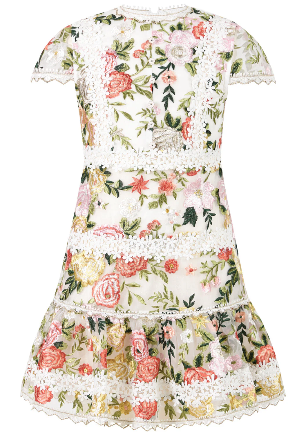 Allure Embroidered Mini Dress - Image 3