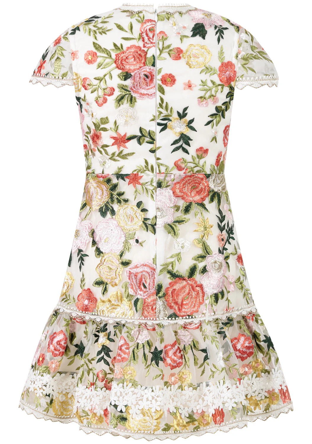 Allure Embroidered Mini Dress - Image 4