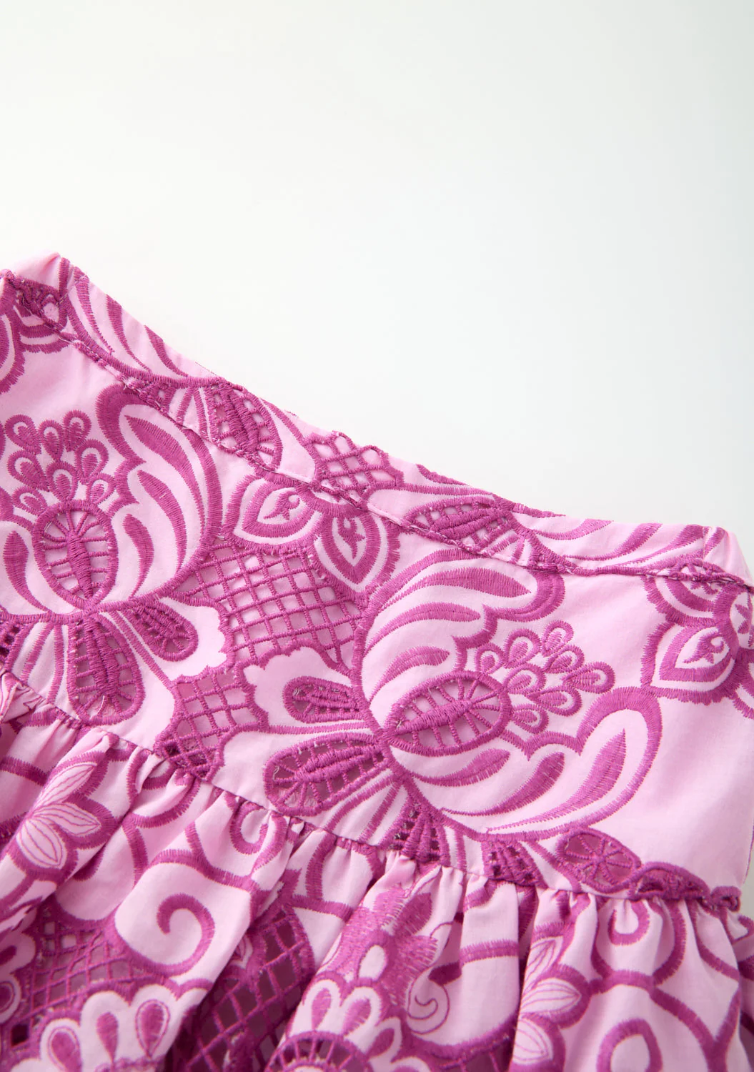 Alora Embroidered Frill Mini Skirt - Image 5