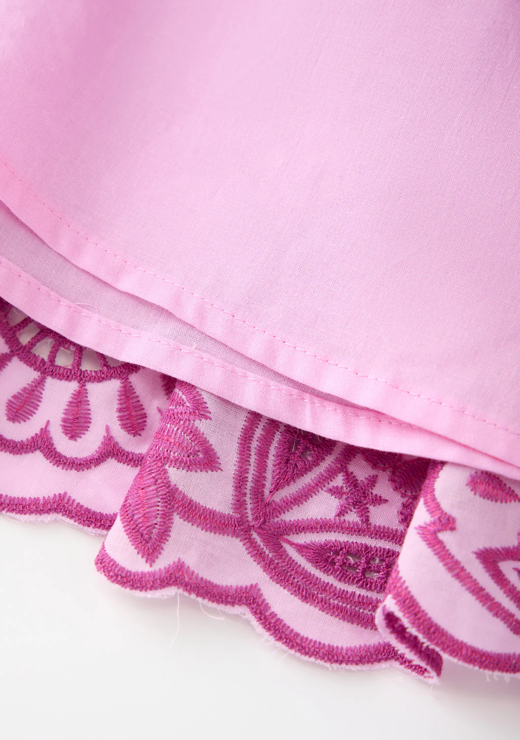 Alora Embroidered Frill Mini Skirt - Image 7