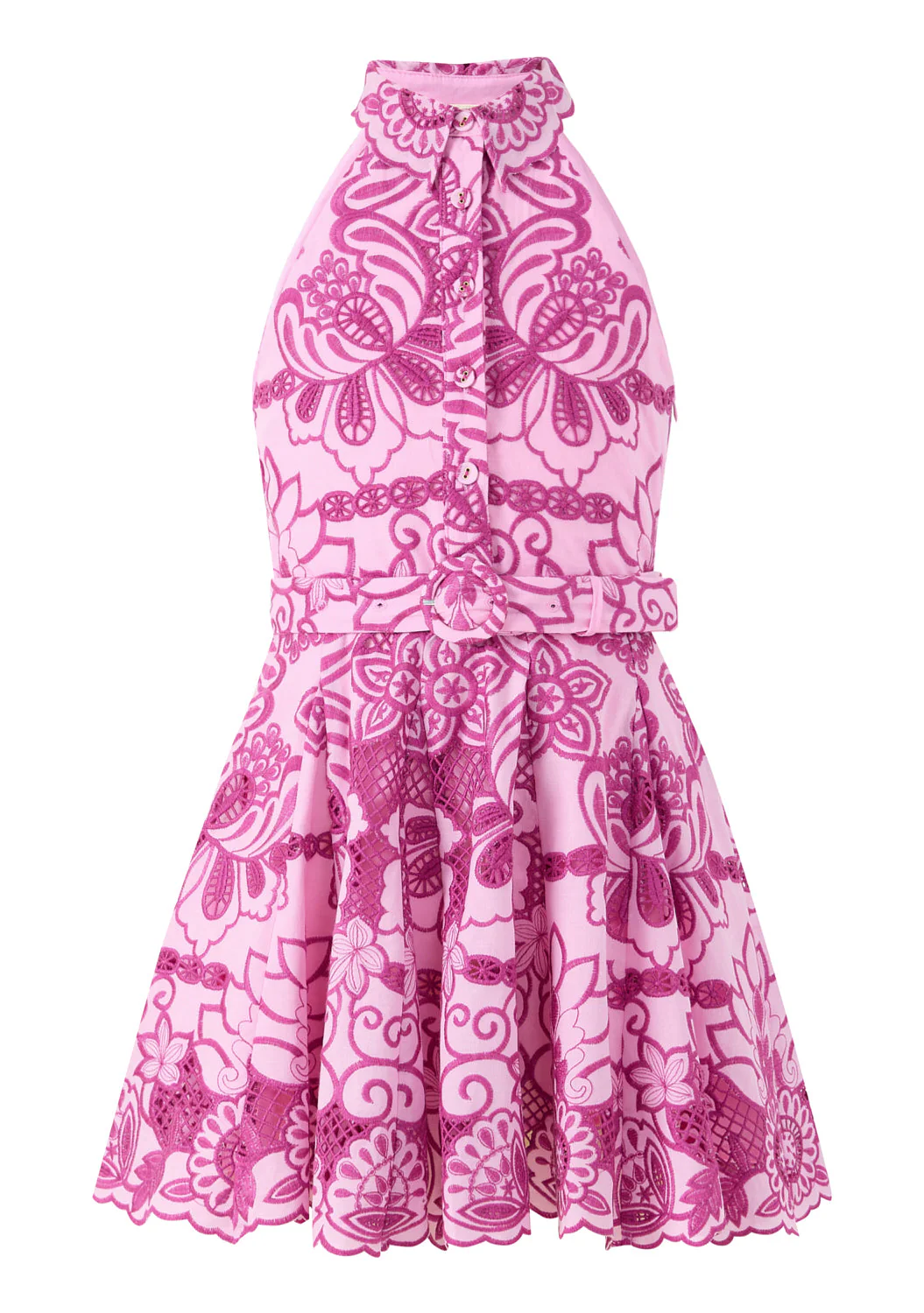Alora Embroidered Mini Dress - Image 4