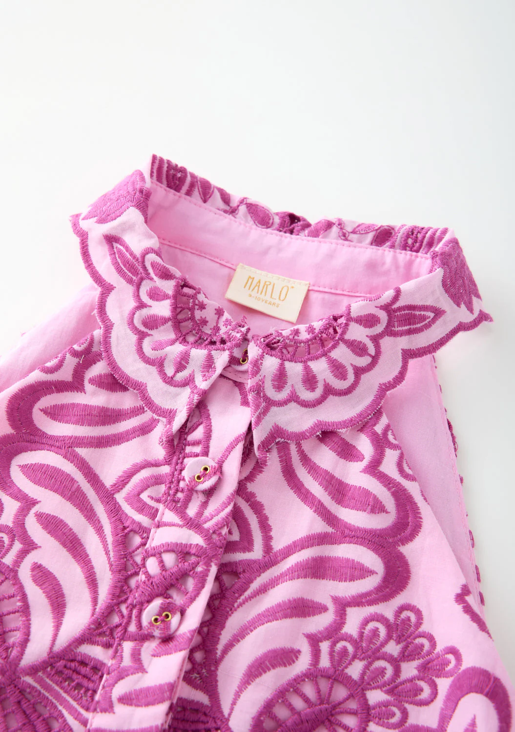 Alora Embroidered Mini Dress - Image 6