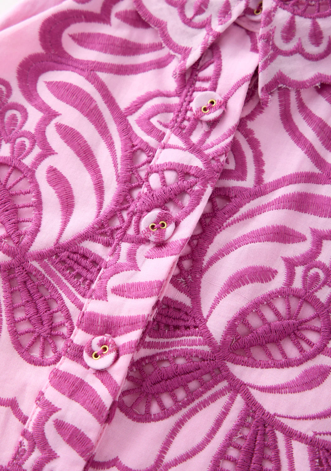 Alora Embroidered Mini Dress - Image 7