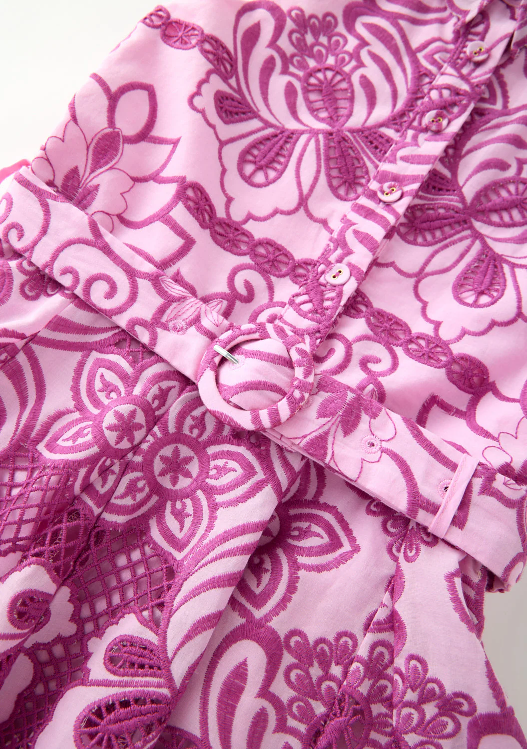 Alora Embroidered Mini Dress - Image 8