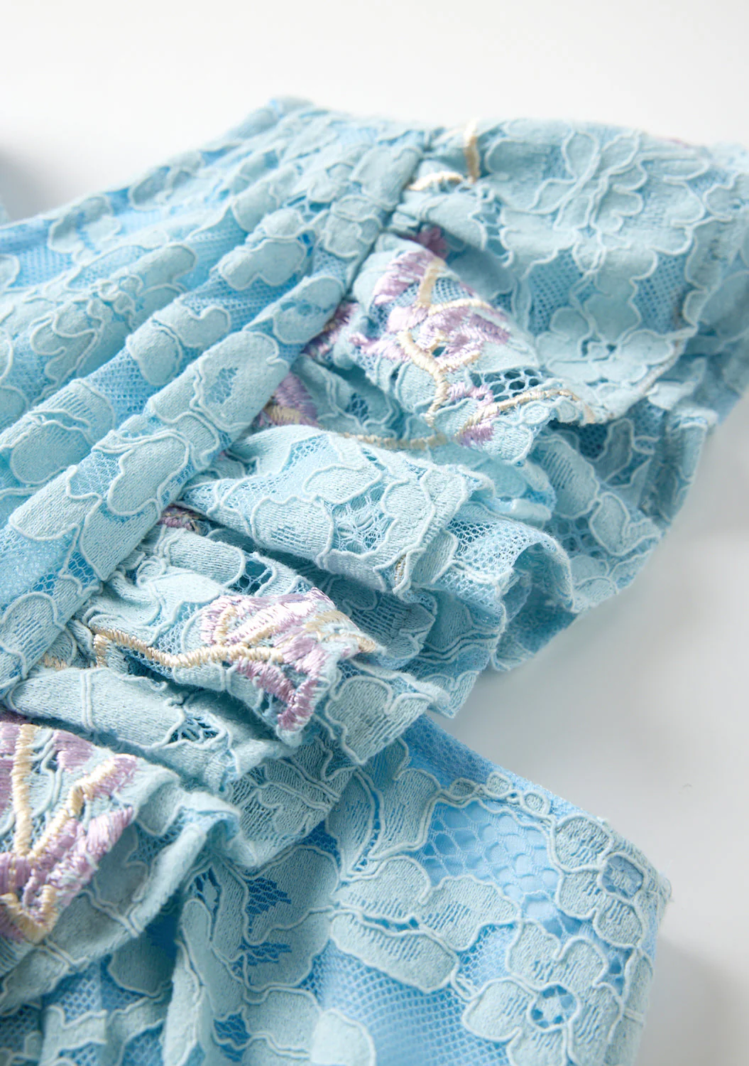 Angelica Embroidered Mini Dress - Image 5