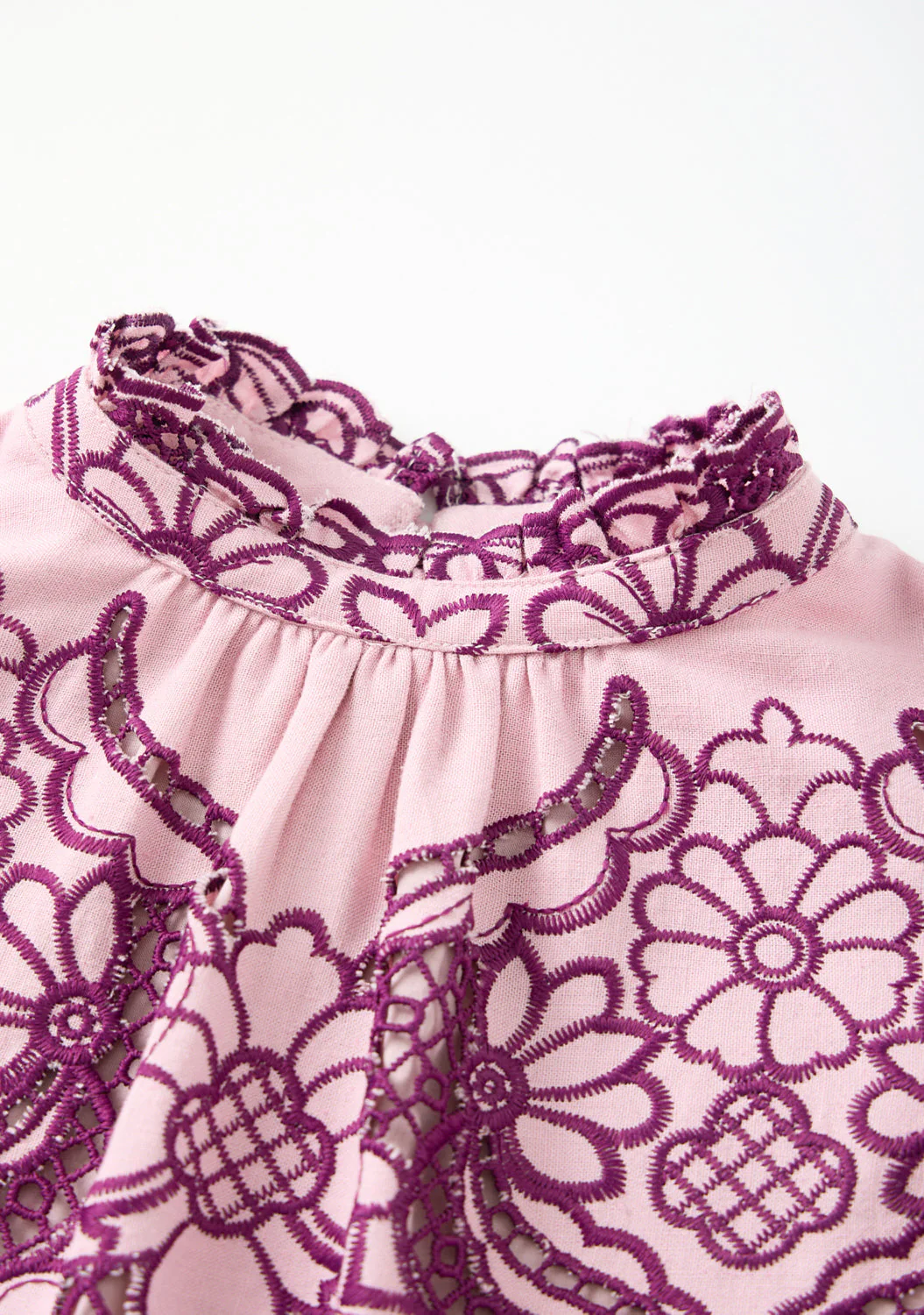 Annie Embroidered Sleeve Mini Dress - Image 3