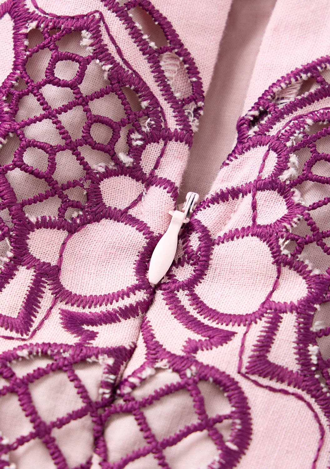 Annie Embroidered Sleeve Mini Dress - Image 7
