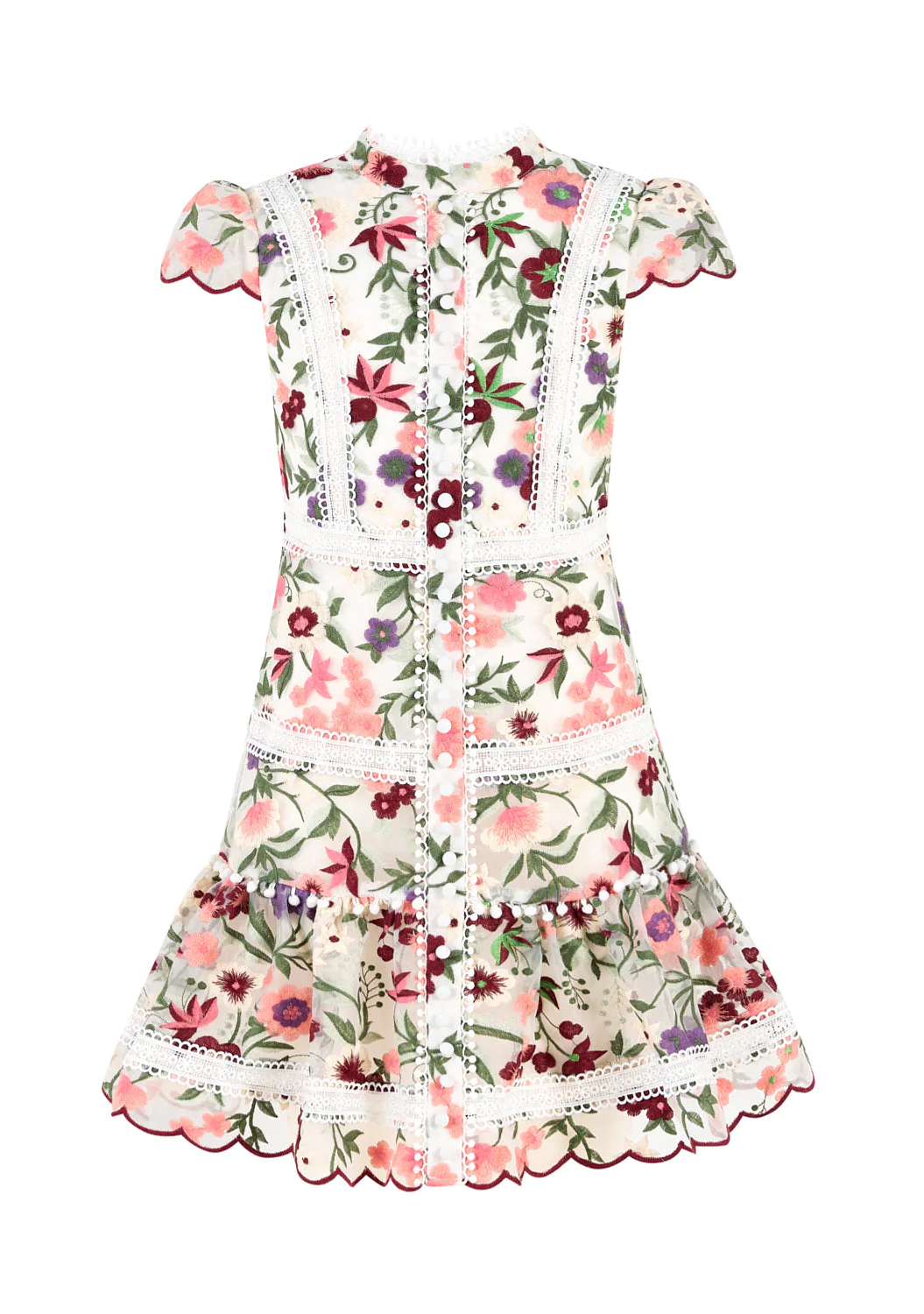 Anya Embroidered Mini Dress - Image 3