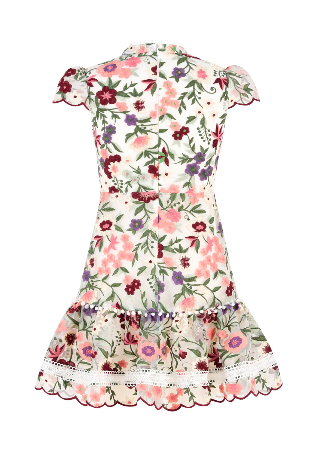 Anya Embroidered Mini Dress - Image 4