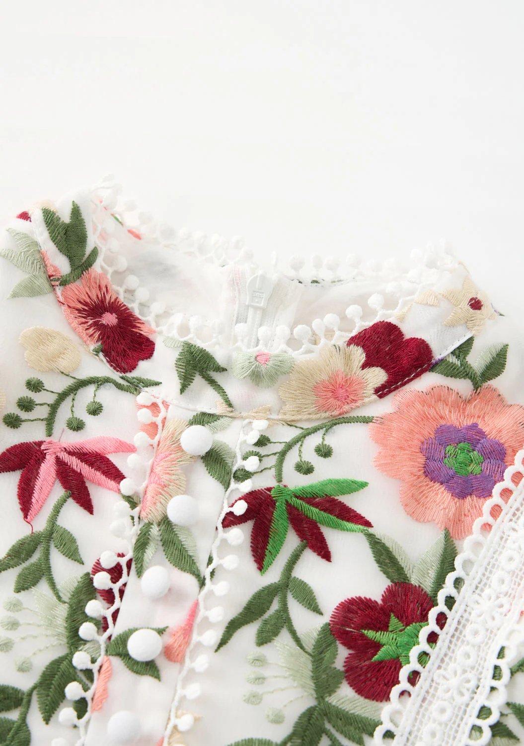 Anya Embroidered Mini Dress - Image 5