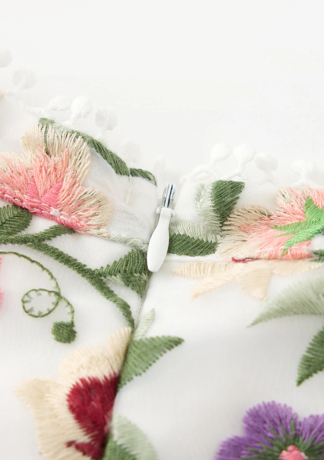 Anya Embroidered Mini Dress - Image 8