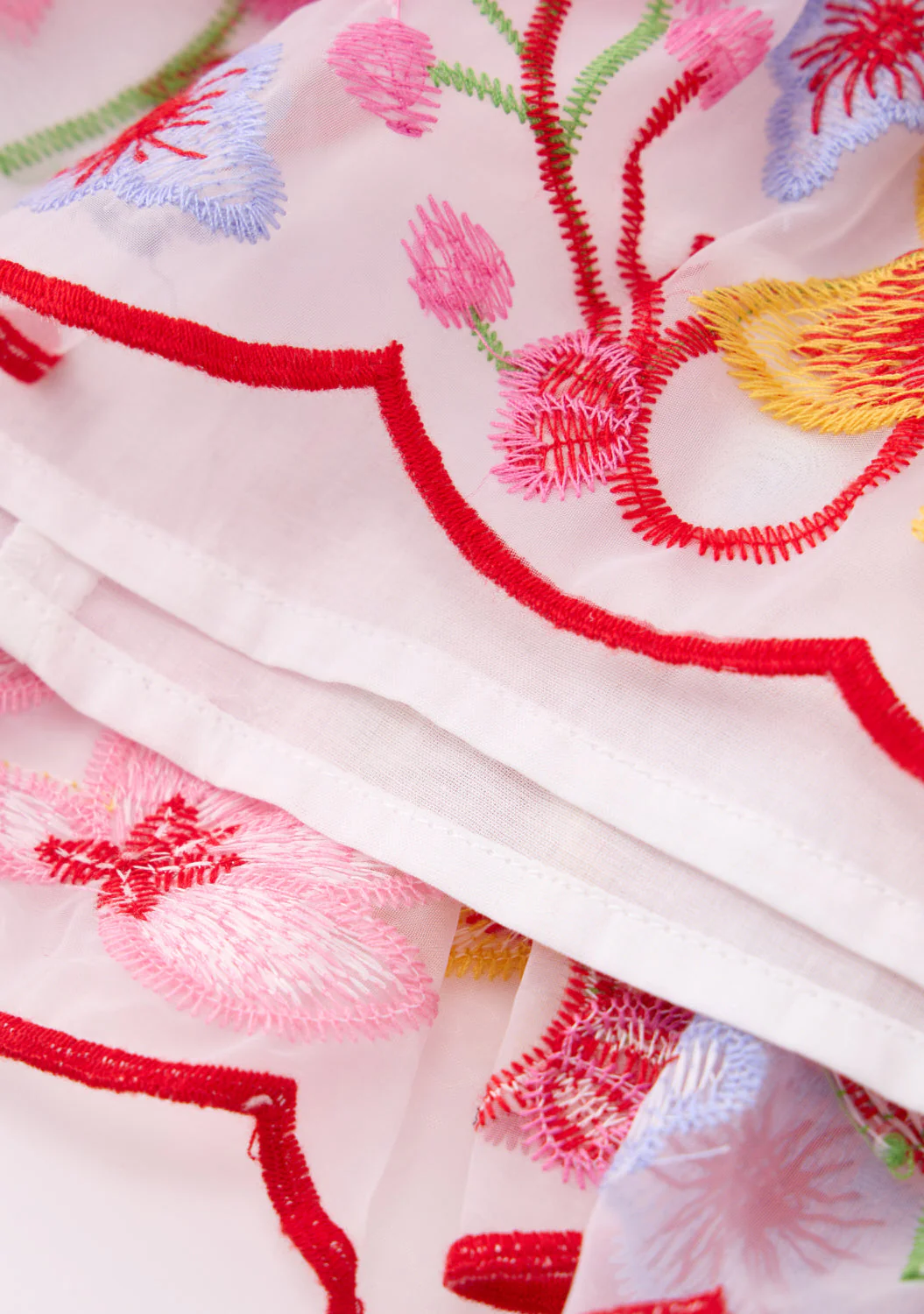 Arabella Embroidered Mini Dress - Image 11