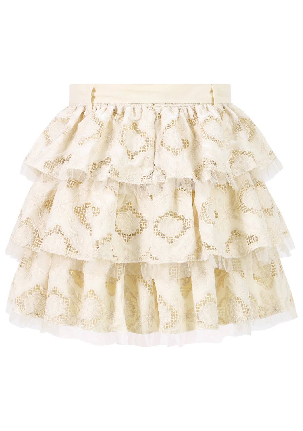 Ava Embroidered Mini Skirt - Image 4