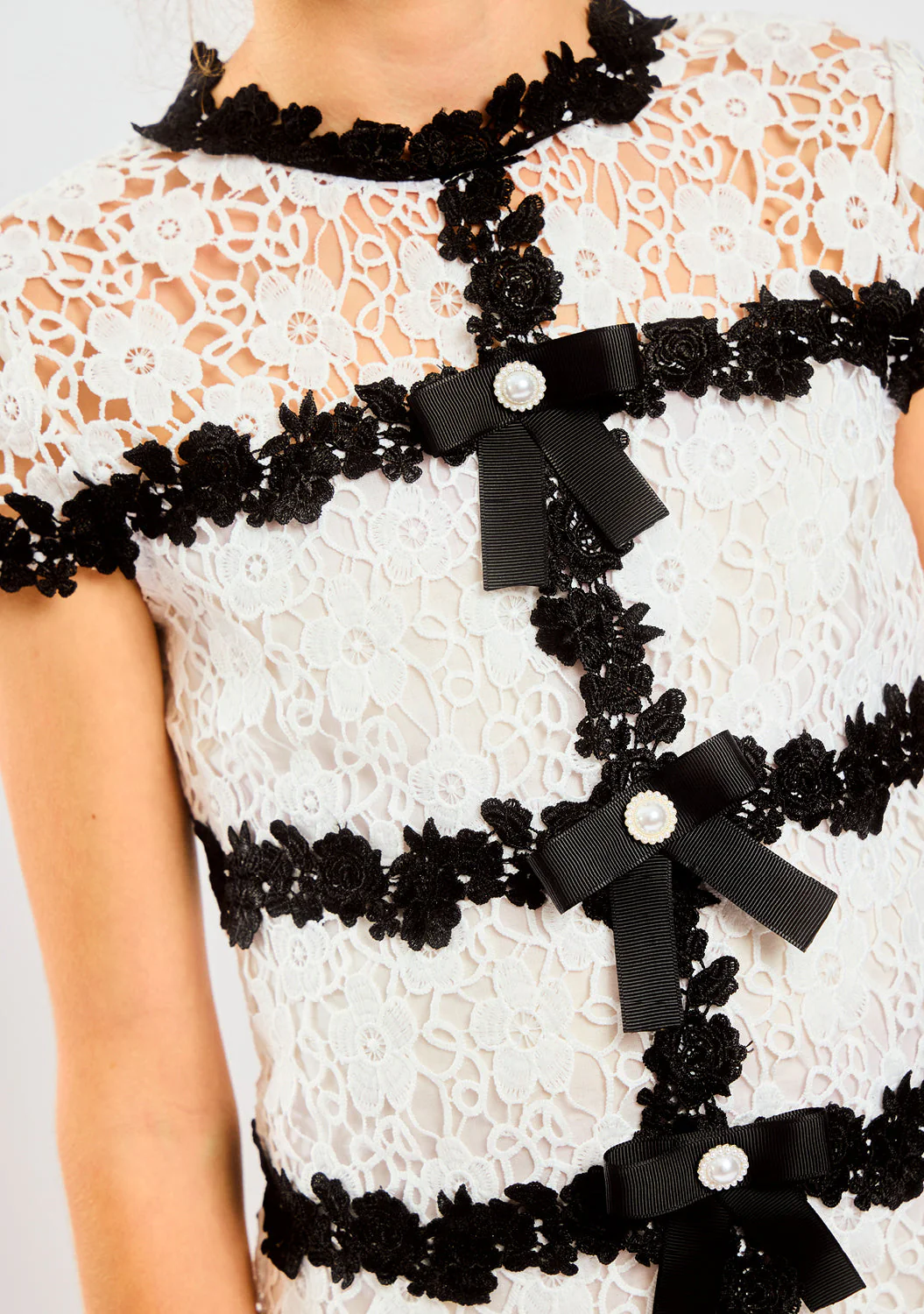 Aveline Embroidered Mini Dress - Image 3