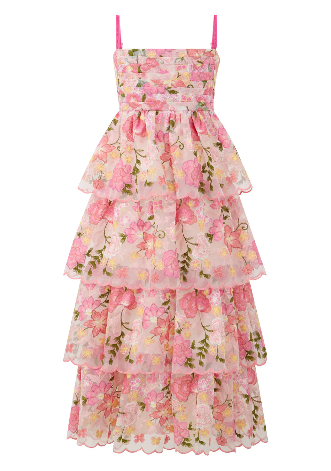 Avery Embroidered Maxi Dress - Image 3
