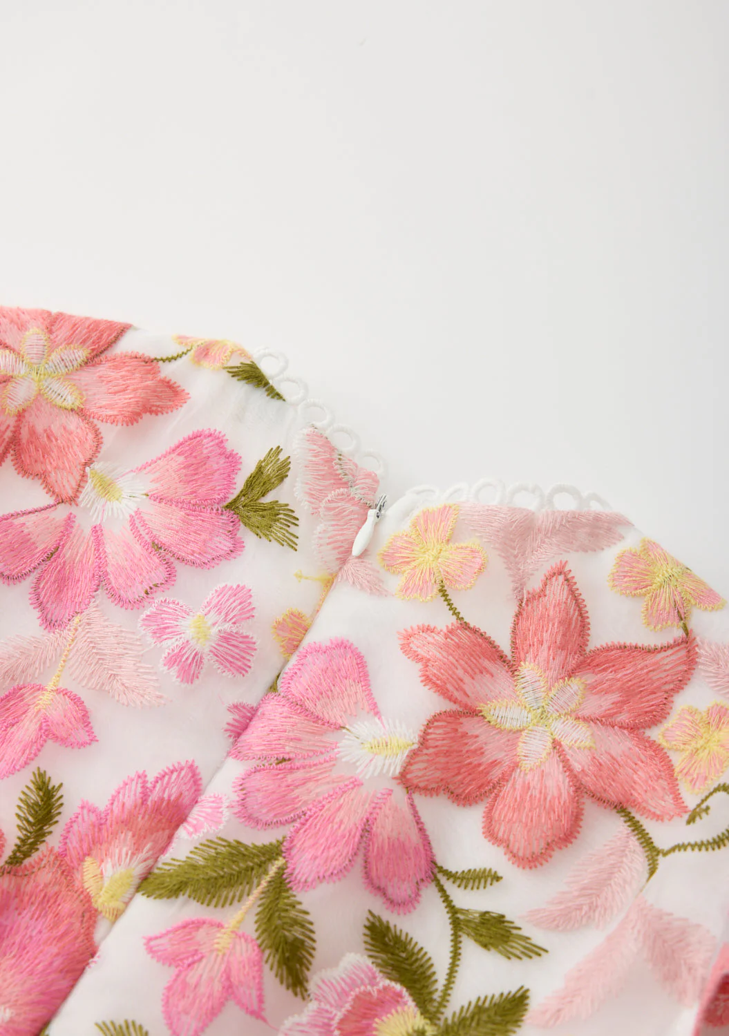 Avery Embroidered Mini Dress - Image 11