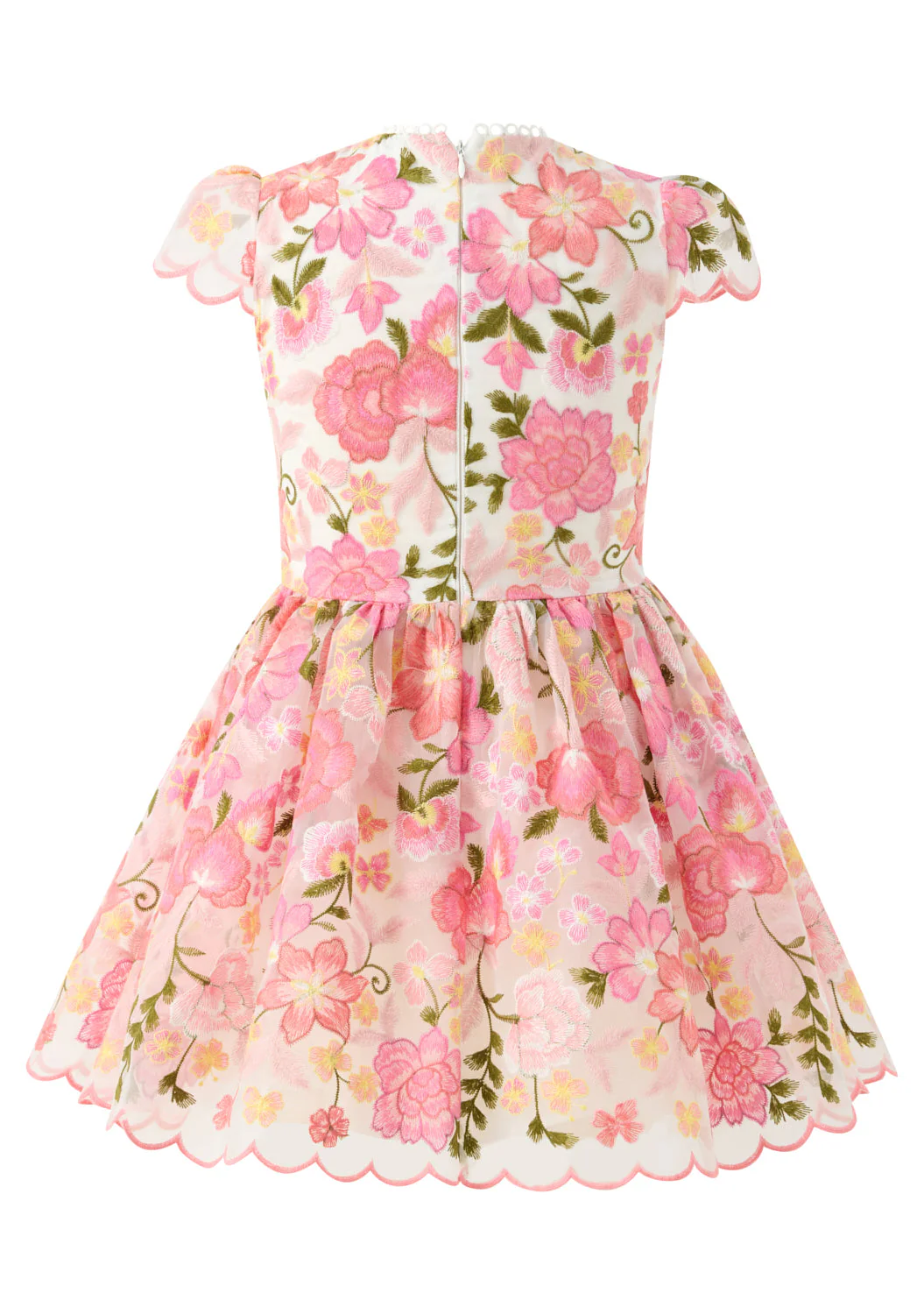 Avery Embroidered Mini Dress - Image 4