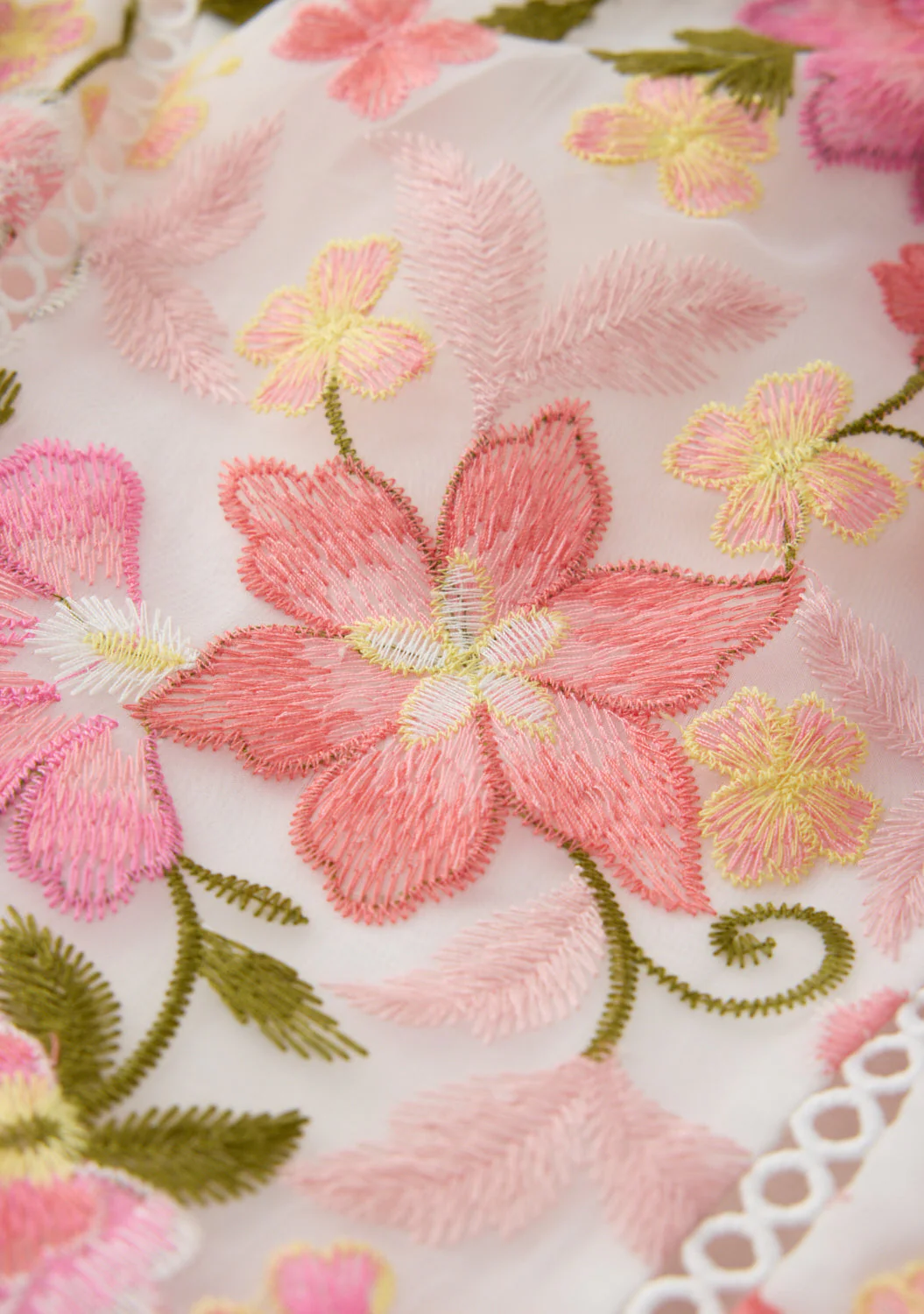 Avery Embroidered Mini Dress - Image 7