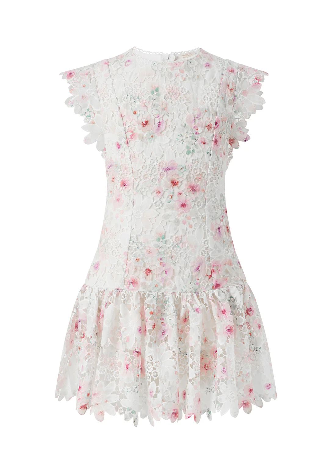 Belle Embroidered Mini Dress - Image 3