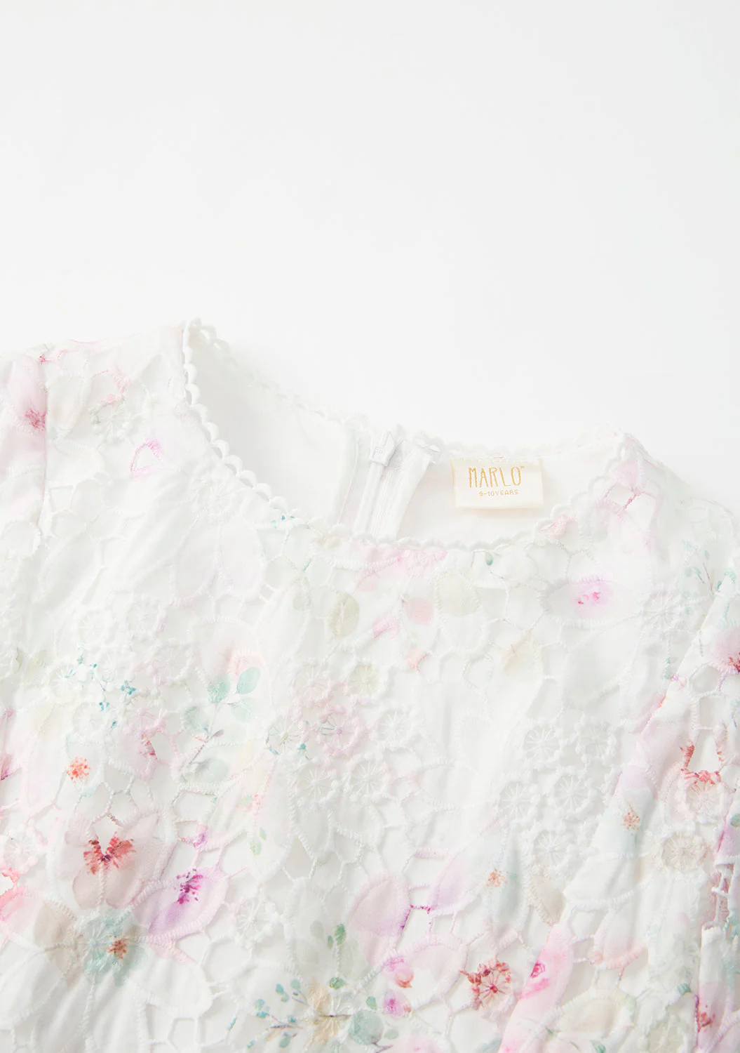 Belle Embroidered Mini Dress - Image 5