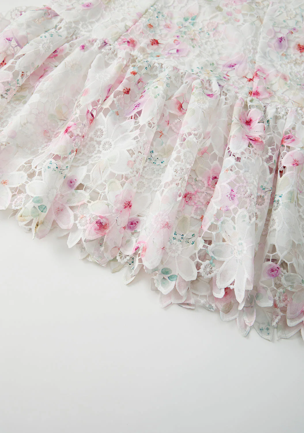 Belle Embroidered Mini Dress - Image 8