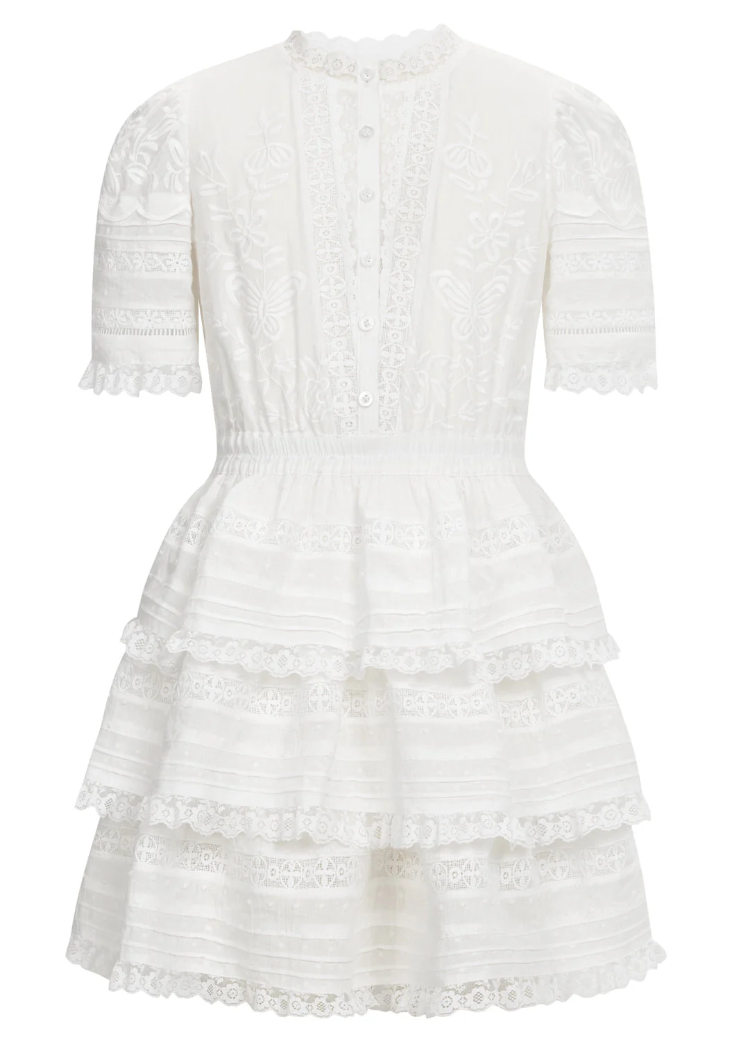 Betty Embroidered Mini Dress - Image 3