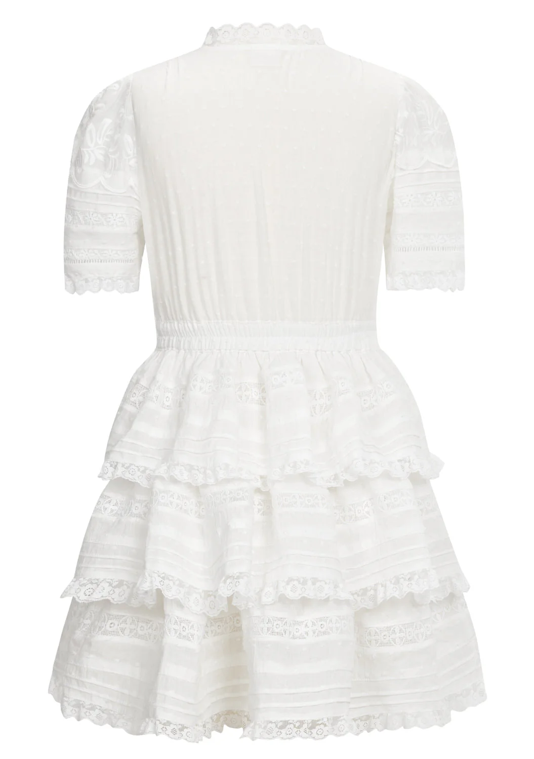 Betty Embroidered Mini Dress - Image 4