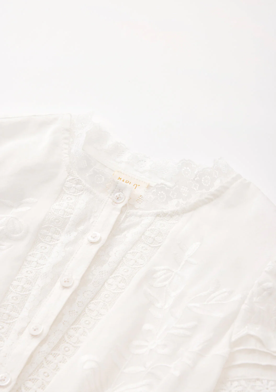 Betty Embroidered Mini Dress - Image 5