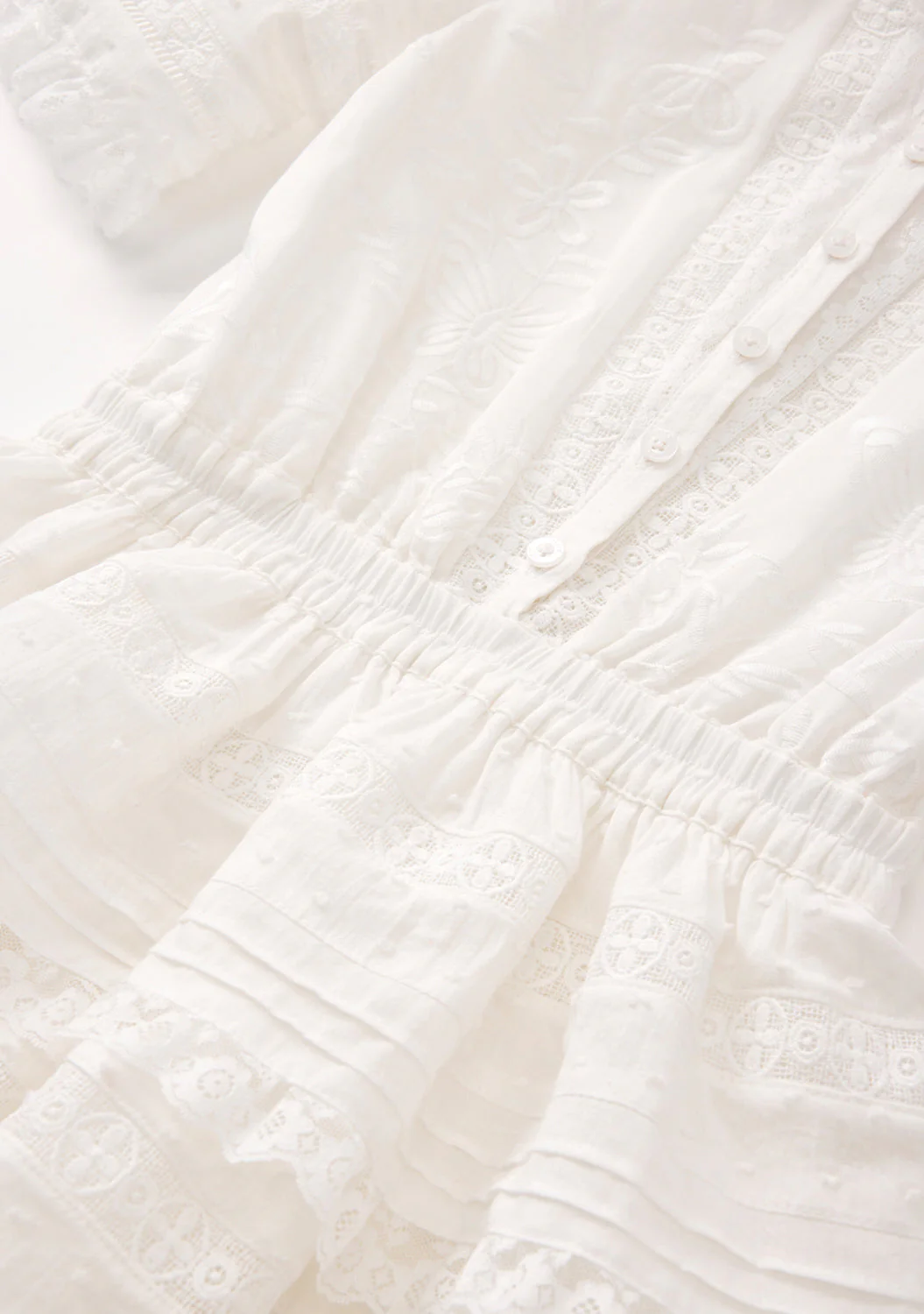 Betty Embroidered Mini Dress - Image 8