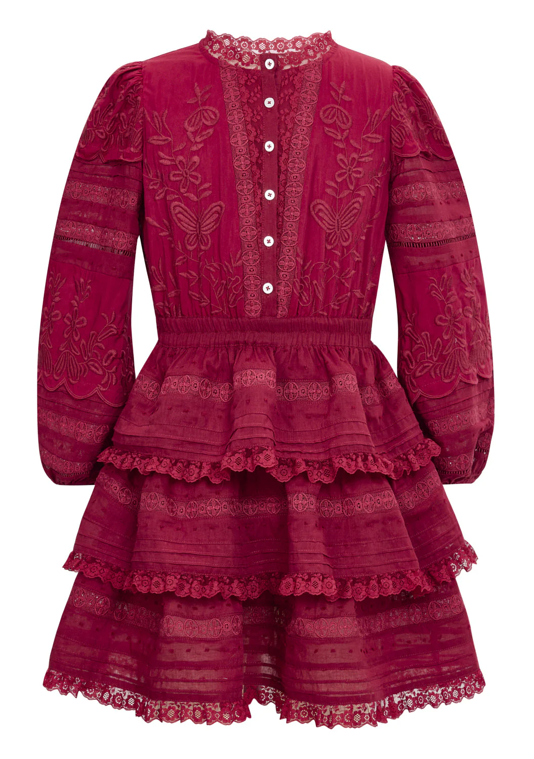Betty Embroidered Sleeve Mini Dress - Image 3