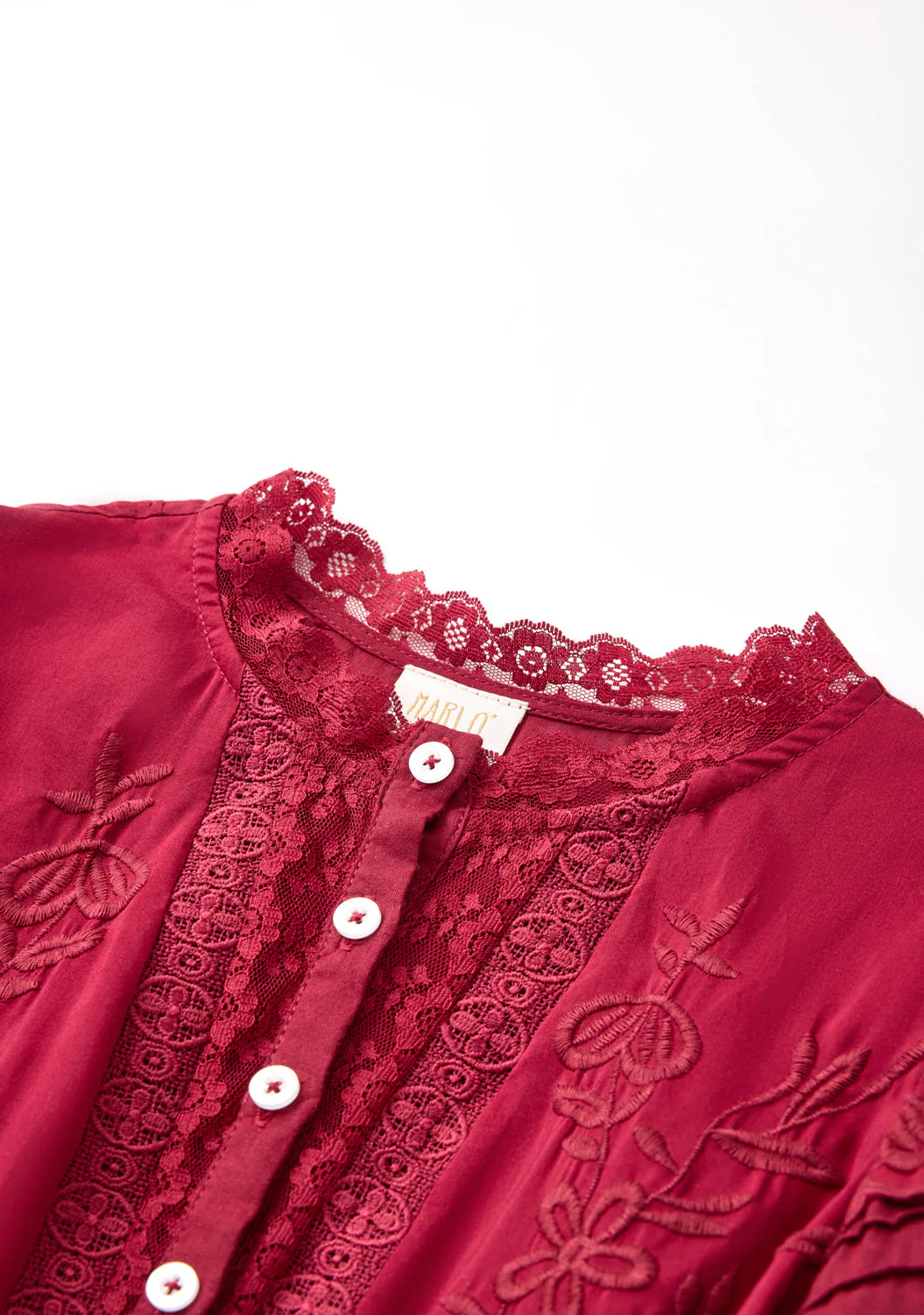 Betty Embroidered Sleeve Mini Dress - Image 5