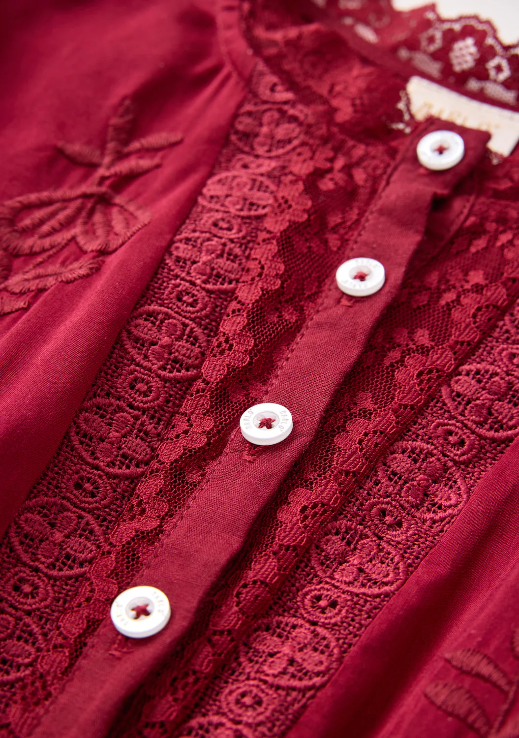 Betty Embroidered Sleeve Mini Dress - Image 6