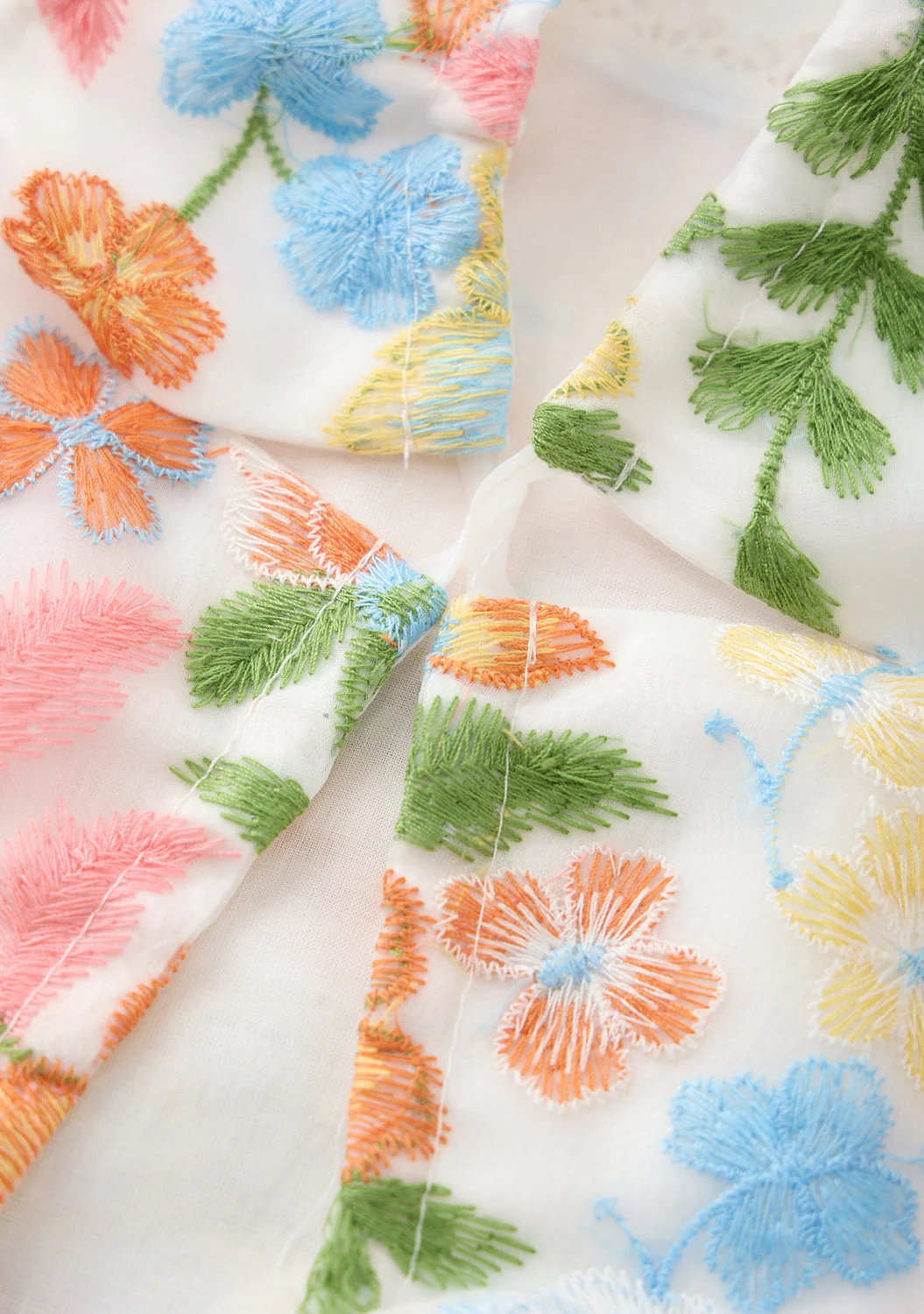 Bianca Embroidered Frill Maxi Dress - Image 10