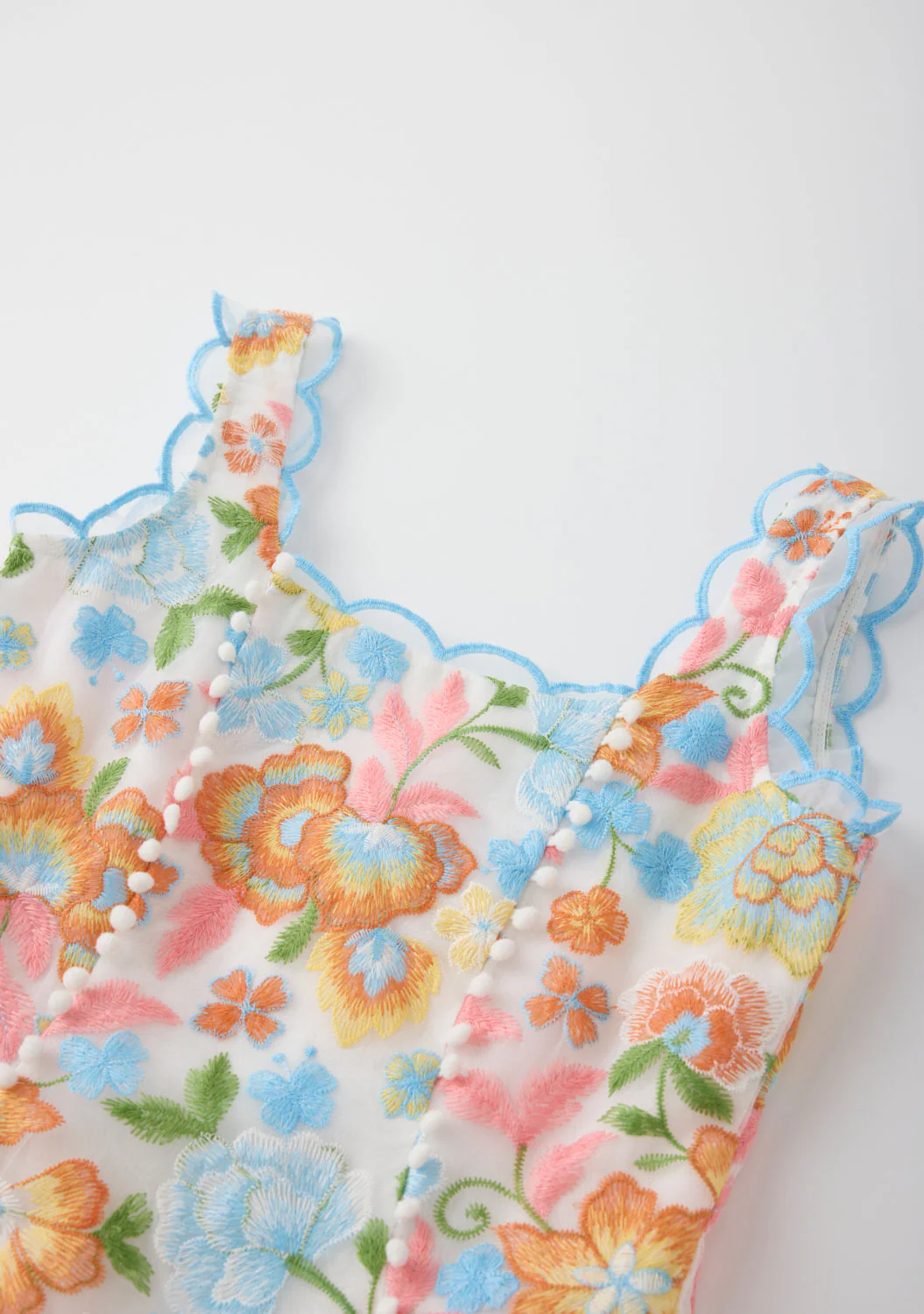 Bianca Embroidered Mini Dress - Image 5