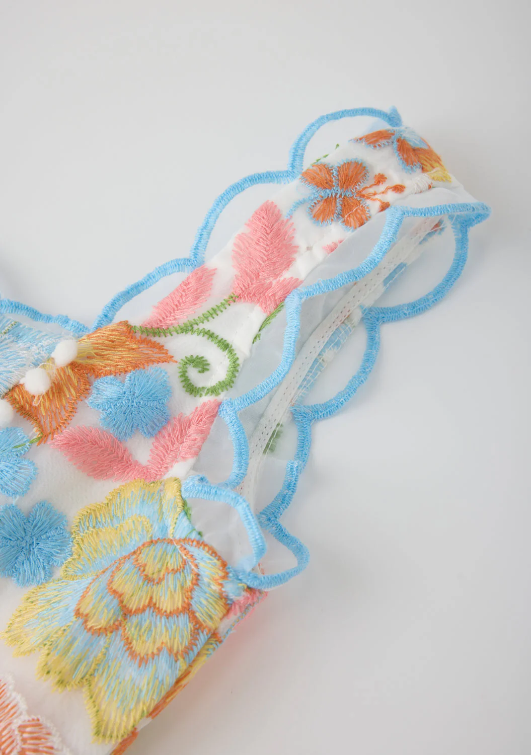 Bianca Embroidered Mini Dress - Image 8