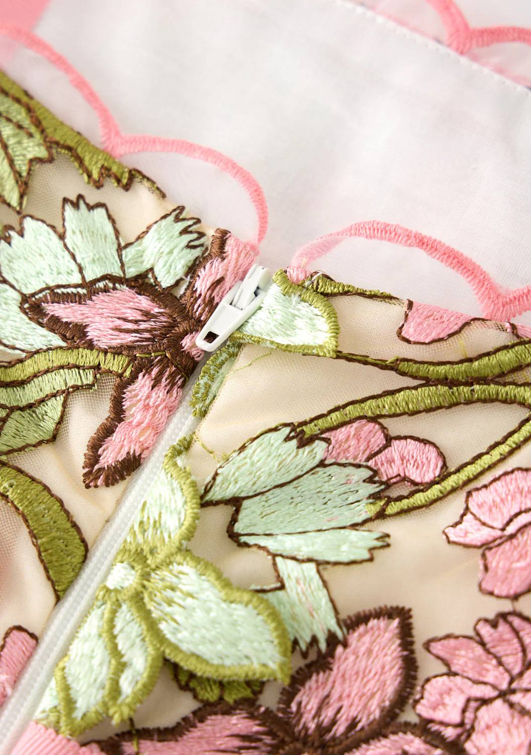 Bonnie Embroidered Mini Dress - Image 10