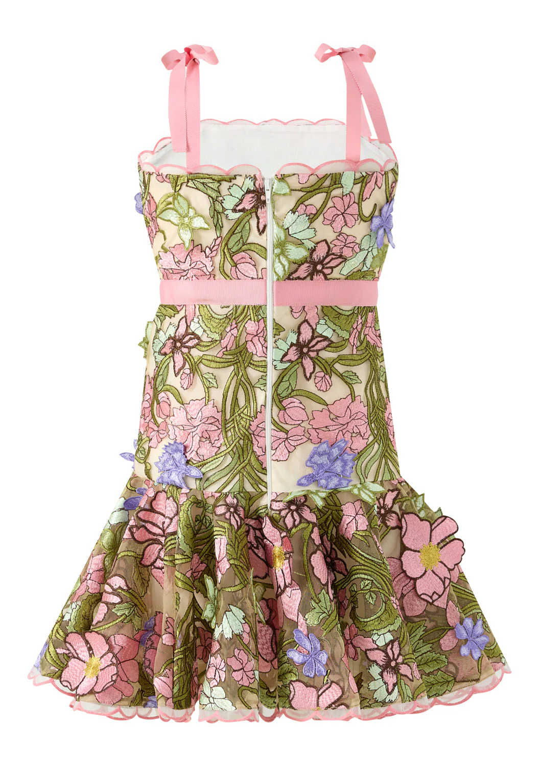 Bonnie Embroidered Mini Dress - Image 4