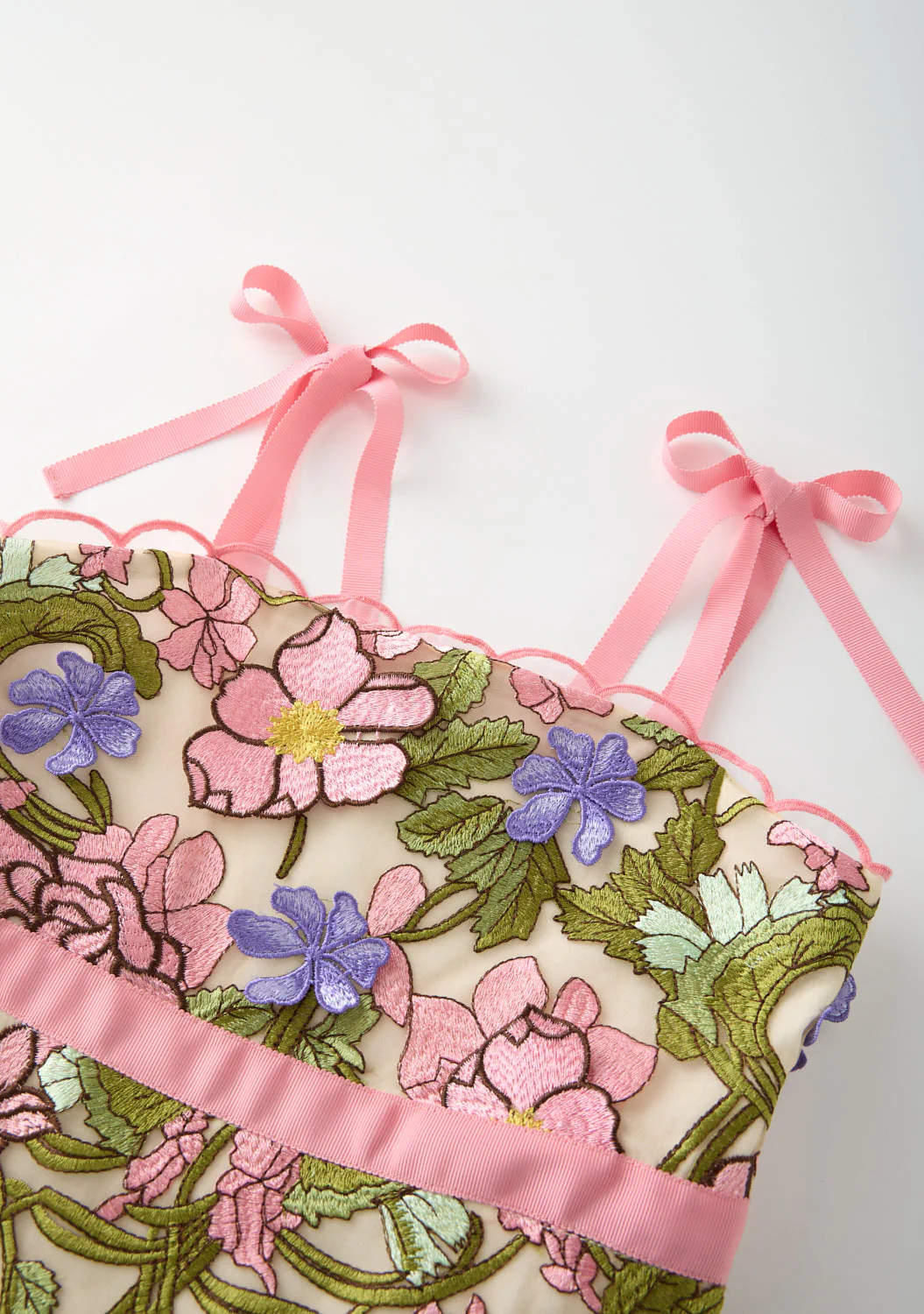 Bonnie Embroidered Mini Dress - Image 5