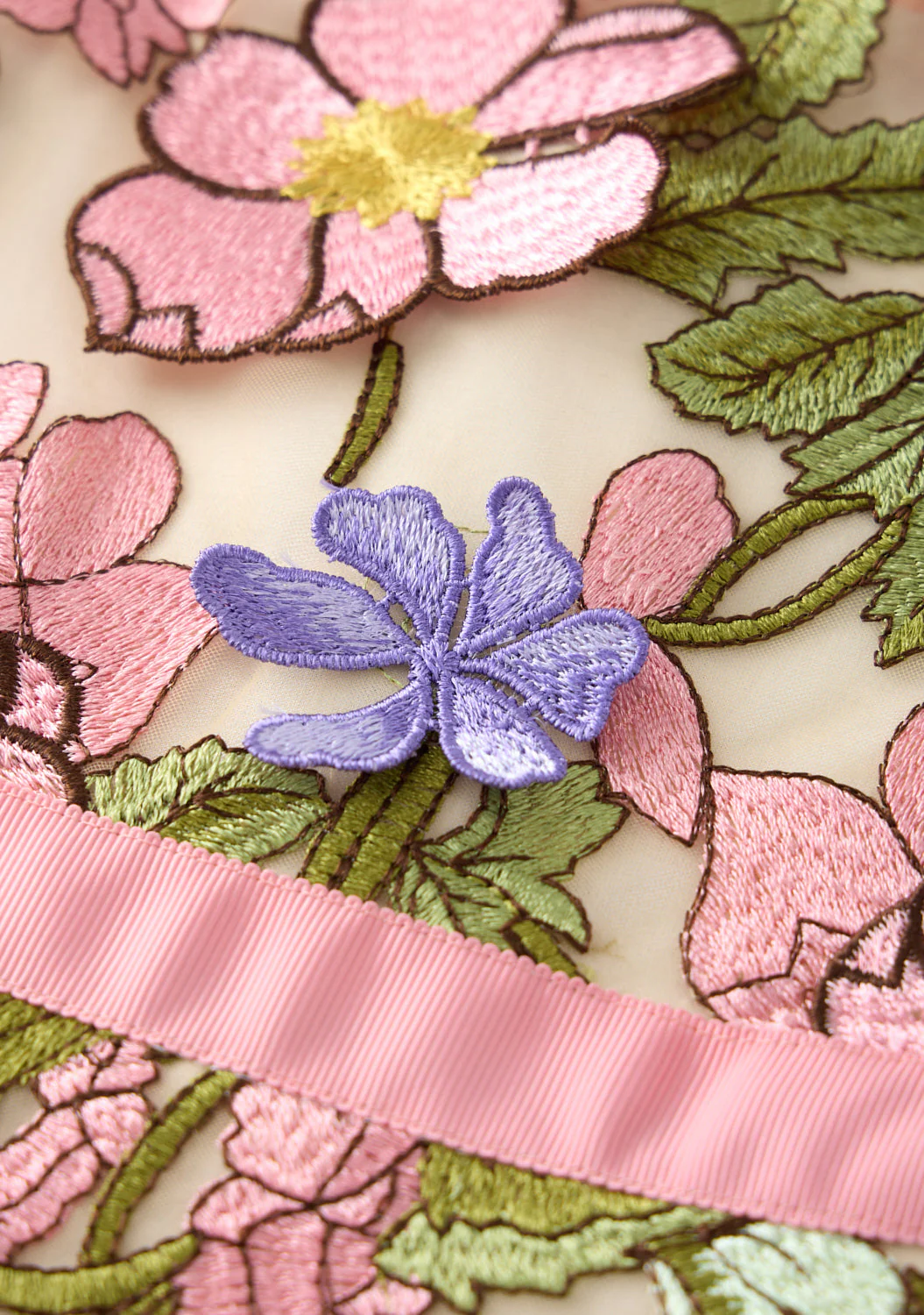 Bonnie Embroidered Mini Dress - Image 7