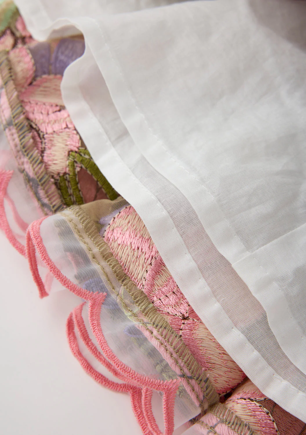 Bonnie Embroidered Mini Skirt - Image 10